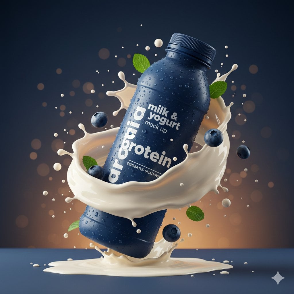 Hero shot sản phẩm với hiệu ứng splash — ảnh 1