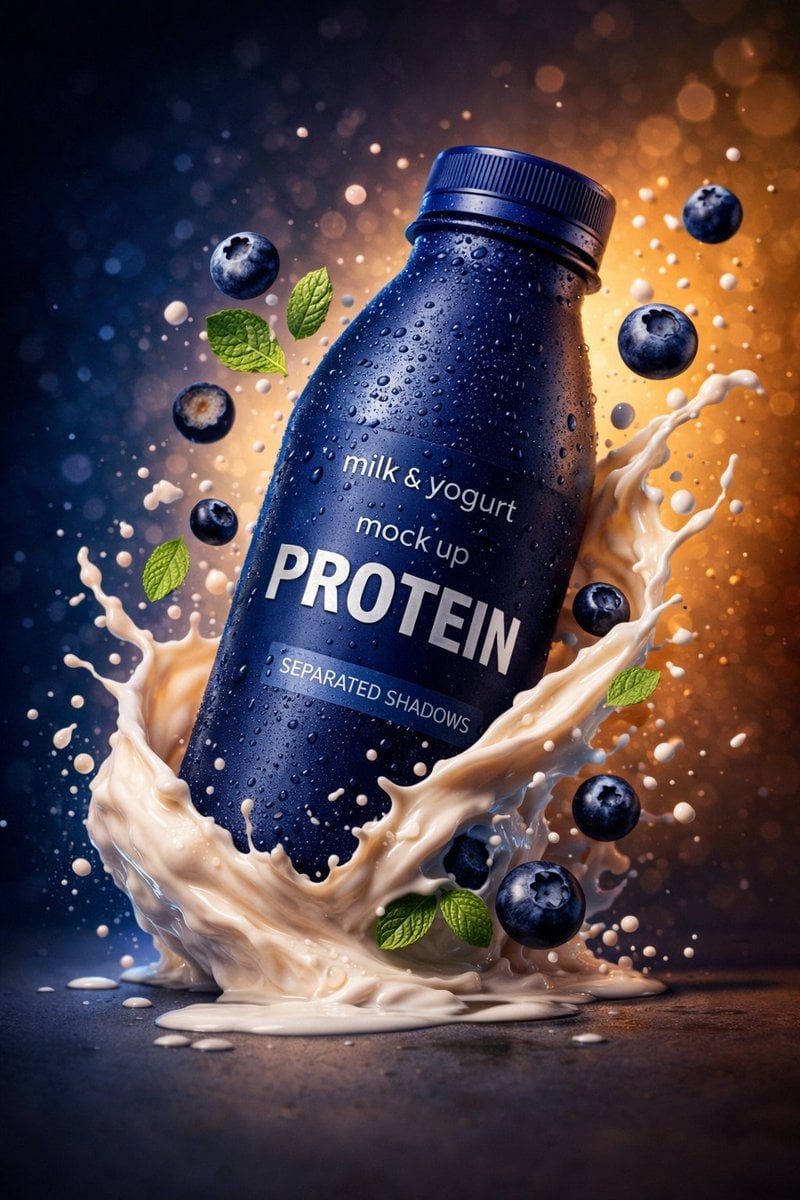 Hero shot sản phẩm với hiệu ứng splash — ảnh 3