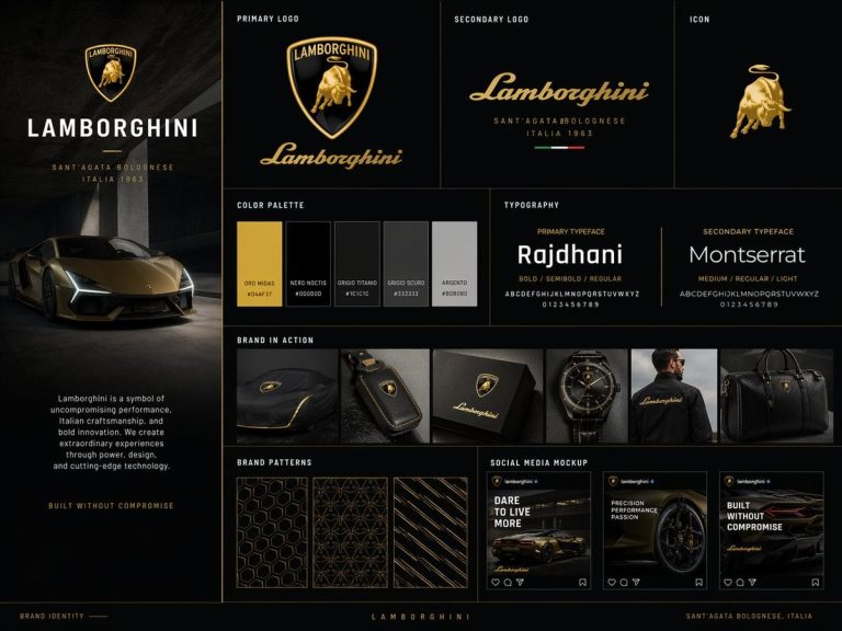 Brand Kit Board chuyên nghiệp