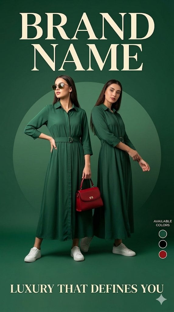 Quảng cáo sneaker & sportswear năng động