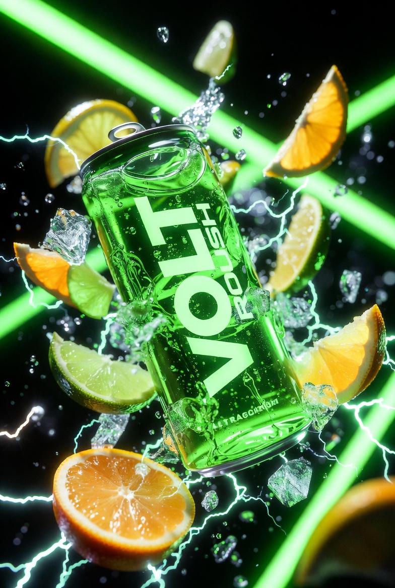 Hero shot sản phẩm với hiệu ứng splash — ảnh 3